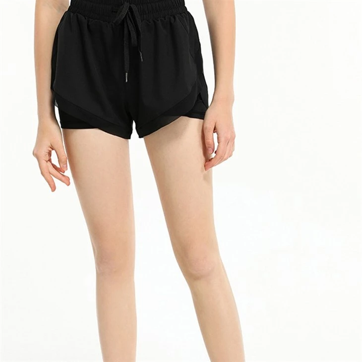 Summer Sportswear Sweat Wicking Fitness Two In One Custom Gym Shorts Women Mesh Shorts Summer Sportswear Sweat Wicking Fitness Two In One Custom Gym Shorts Women Mesh Shorts