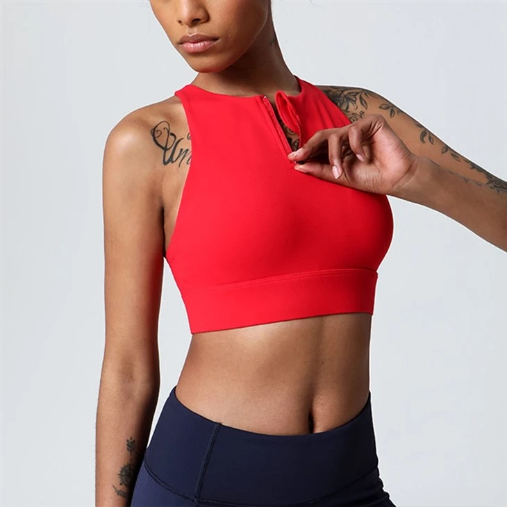 Supportive Yoga Sports Bra With Removable Cups Supportive Yoga Sports Bra With Removable Cups