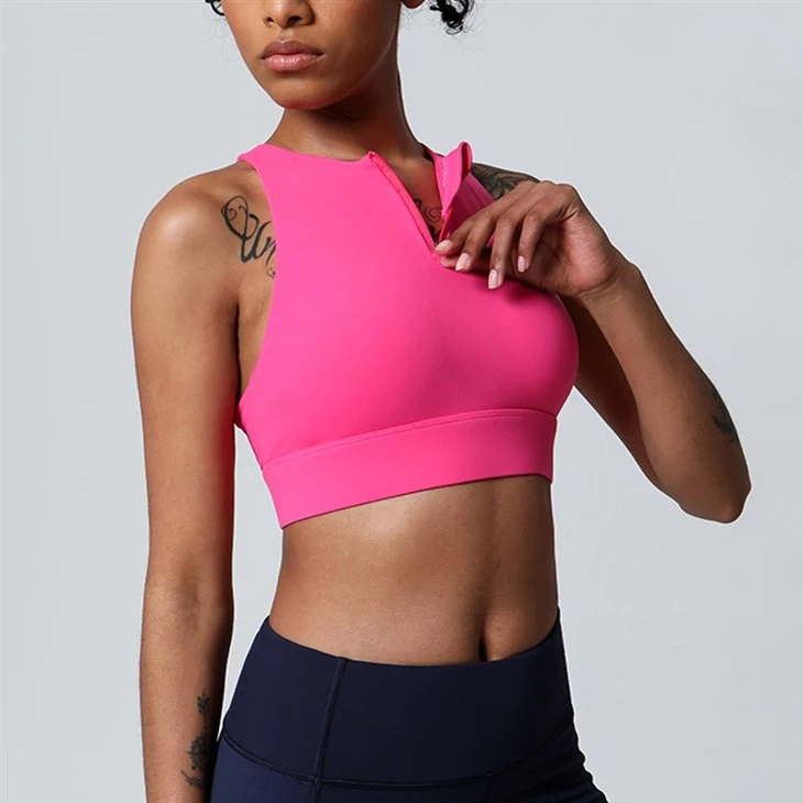 Supportive Yoga Sports Bra With Removable Cups Supportive Yoga Sports Bra With Removable Cups