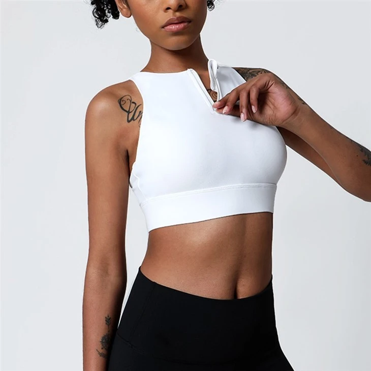 Supportive Yoga Sports Bra With Removable Cups Supportive Yoga Sports Bra With Removable Cups