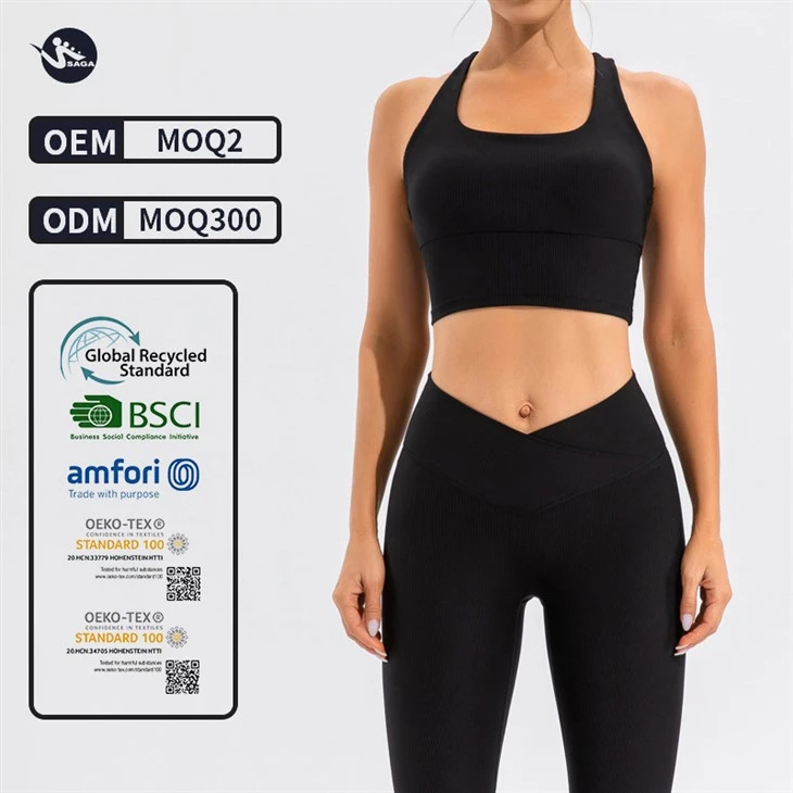 Top Scrunch Leggings Yoga Set Fitness Sport Suit Top Scrunch Leggings Yoga Set Fitness Sport Suit