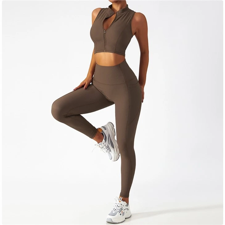 Wholesale Sport Suit Women Fitness High Quality Colorful Two Piece Long Sleeve Yoga Sets Wholesale Sport Suit Women Fitness High Quality Colorful Two Piece Long Sleeve Yoga Sets