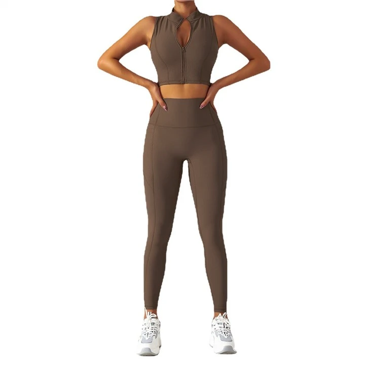 Wholesale Sport Suit Women Fitness High Quality Colorful Two Piece Long Sleeve Yoga Sets Wholesale Sport Suit Women Fitness High Quality Colorful Two Piece Long Sleeve Yoga Sets