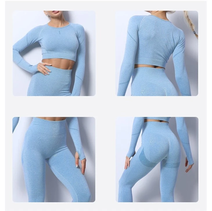 Women Two Piece Seamless Yoga Set Gymwear Workout Women Two Piece Seamless Yoga Set Gymwear Workout