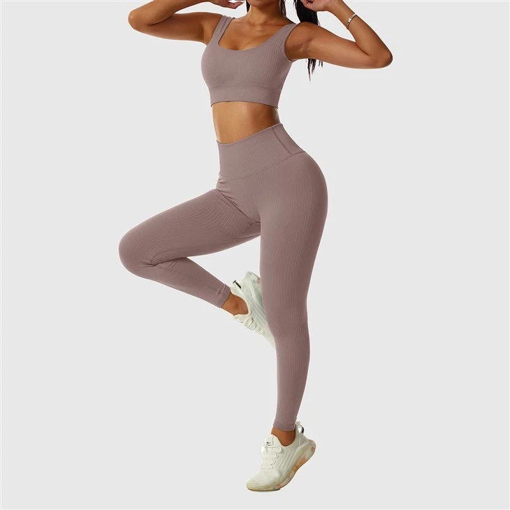 Yoga Gym Sport Suit 2pcs Work Out Clothing Yoga Gym Sport Suit 2pcs Work Out Clothing