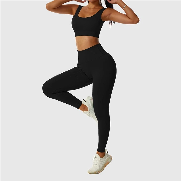 Yoga Gym Sport Suit 2pcs Work Out Clothing Yoga Gym Sport Suit 2pcs Work Out Clothing